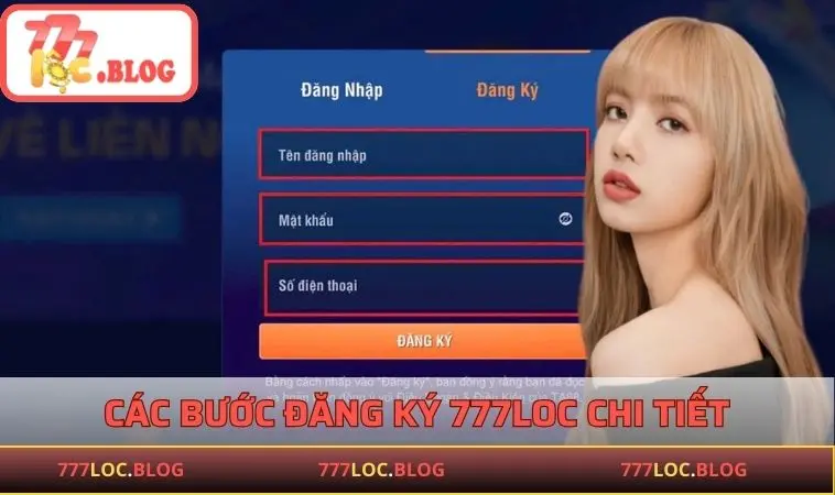 Đăng Ký 777LOC - Cách Tạo Tài Khoản Nhà Cái Mới Nhất 2025 Hướng dẫn chi tiết cho người chơi các bước đăng ký tài khoản 777LOC